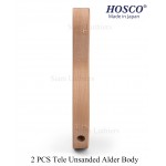 HOSCO 2 PCS Alder Tele Maple Guitar Kit